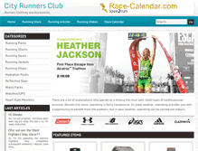 Tablet Screenshot of cityrunnersclub.com